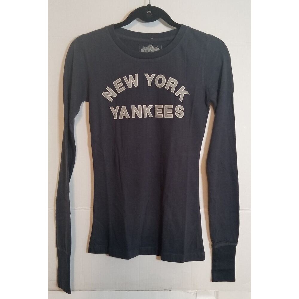 New York Yankees Red Jacket Long Sleeve Shirt Kid's Small
